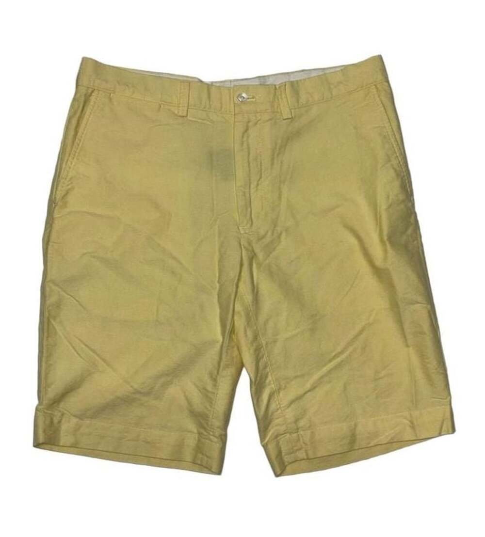 Polo Ralph Lauren Chino Shorts Size 34 Yellow Cotton